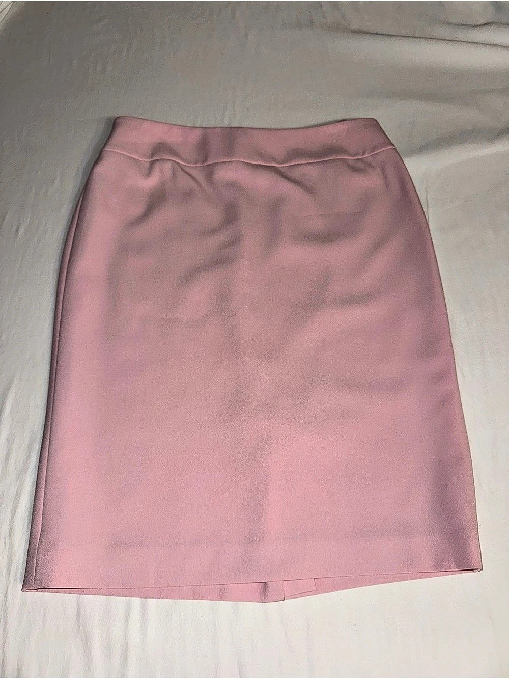 Kasper Stretch Crepe Pencil Skirt Pink Size Medium